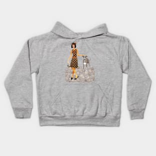 Walk with your dog Kids Hoodie